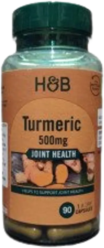 Holland & Barrett Turmeric 500 mg Куркума за здрави стави и антиоксидантна защита х 90 капсули