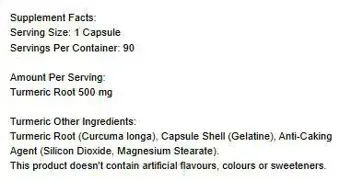 Holland & Barrett Turmeric 500 mg Куркума за здрави стави и антиоксидантна защита х 90 капсули