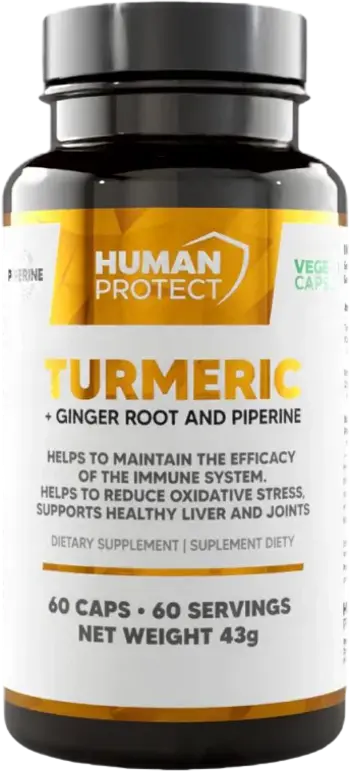 Куркума с Джинджифил / Turmeric with Ginger Root | with 95%Curcuminoids & 5% Gingerols