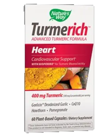 Nature's Way Turmerich Heart Подкрепа за сърдечно-съдовата система х 60 капсули