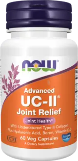 NOW Foods UC-II® Advanced Joint Relief Колаген Тип 2 - 60 веге капсули, 60 дози