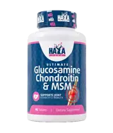 Haya Labs Ultimate Glucosamine Chondroitin & MSM Подкрепа за стави и хрущяли х 90 таблетки