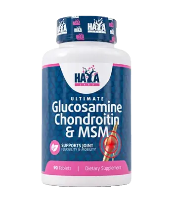 Haya Labs Ultimate Glucosamine Chondroitin & MSM Подкрепа за стави и хрущяли х 90 таблетки