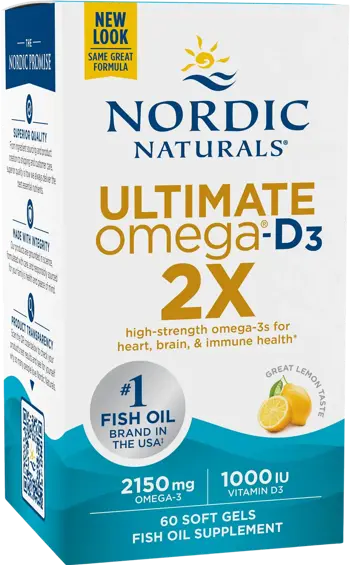 Nordic Naturals Ultimate Omega 2X 2150 mg With Vitamin D3