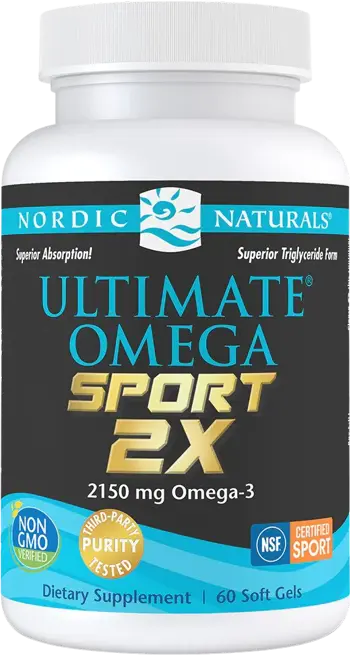 Nordic Naturals Ultimate Omega 2X Sport Подкрепа за мускулно-скелетната и сърдечно-съдовата система