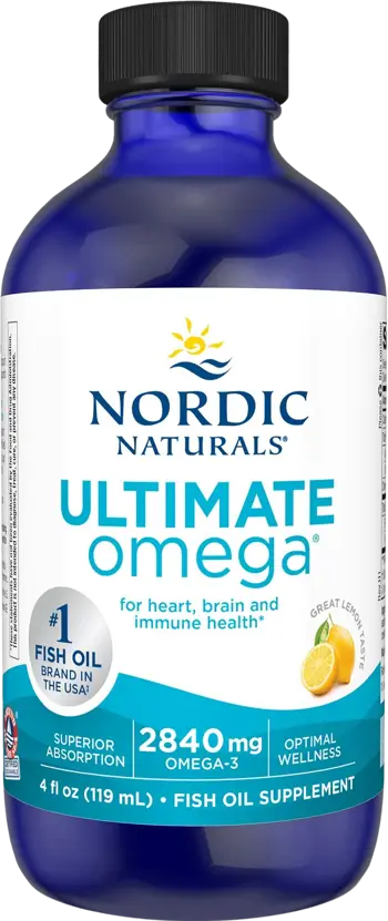 Nordic Naturals Ultimate Omega Liquid 2840 mg Течна Омега-3 с лимонов вкус