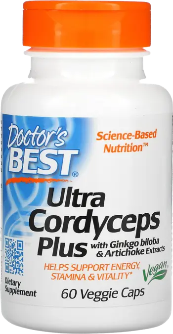 Doctor's Best Ultra Cordyceps Plus С Артишок и Гинко Билоба