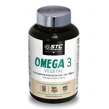 STC Nutrition OMEGA 3 VEGETAL Растителни Омега-3 за сърдечно здраве и умствен тонус х 120 капсули