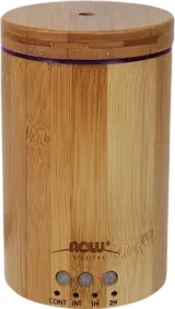 NOW Foods Ultrasonic Real Bamboo Essential Oil Diffuser Дифузер за Етерично Масло