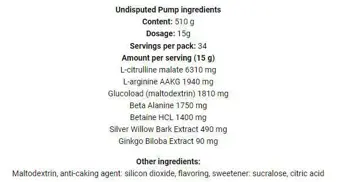 Undisputed Pump Booster