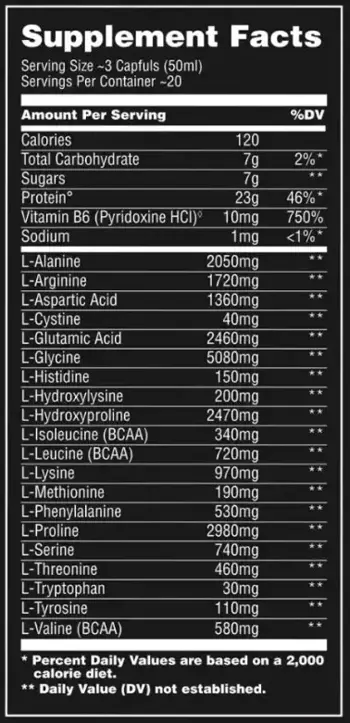 UNIVERSAL Amino Liquid Течни Аминокиселини - 1000 мл, 20 дози