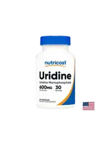 Nutricost Uridine Monophosphate Памет и концентрация, 300 mg х 60 капсули
