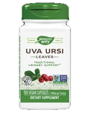 Nature's Way Uva Ursi 480 mg Подкрепа за пикочните пътища х 100 капсули