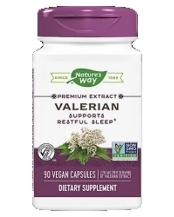 Nature's Way Valerian 525 mg За спокоен сън и намаляване на стреса х 90 веге капсули