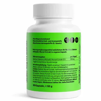 ZEINpharma Валериан (Valerian) 500 mg За спокоен сън и нервна система х 90 капсули