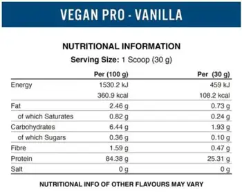 Vegan-Pro - Plant Based Protein Blend