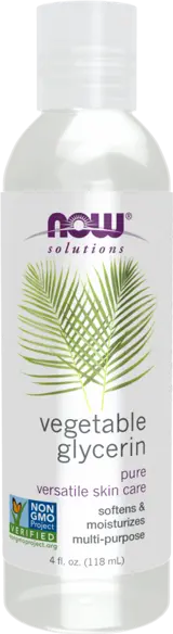 NOW Foods Vegetable Glycerine Pure Versatile Skin Care Лосион за Кожа Растителен Глицерин