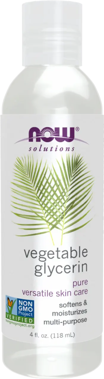 NOW Foods Vegetable Glycerine Pure Versatile Skin Care Лосион за Кожа Растителен Глицерин