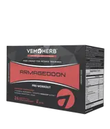 VEMOHERB Armageddon Предтренировъчен Азотен Бустър - 24 сашета, 12 дози