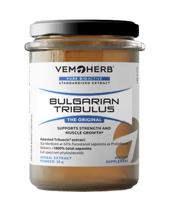 VEMOHERB Bulgarian Tribulus Powder 400 мг Трибулус Терестрис - 30 грама, 75 дози