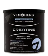 VEMOHERB Creatine 5000 мг Креатин Монохидрат - 300 грама, 60 дози