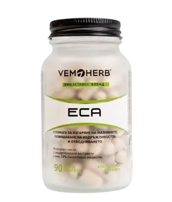 VEMOHERB ECA Кора от Бяла Върба - 90 капсули, 90 дози