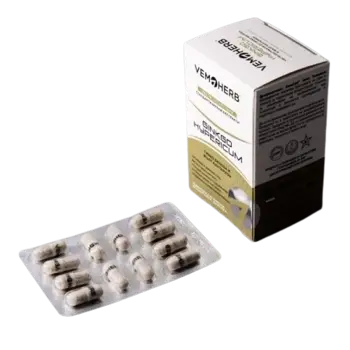 VEMOHERB Ginkgo Hypericum Eкстракт от Листа на Гинко Билоба - 60 веге капсули, 60 дози