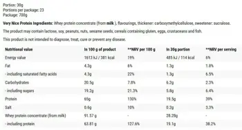 MP Sport Very Nice Protein 100% WPC Суроватъчен протеин концентрат