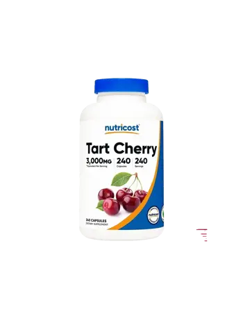 Nutricost Tart Cherry Екстракт от вишна при подагра и ставни проблеми, антиоксидант 300 mg х 240 капсули