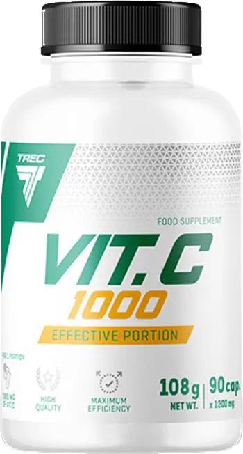 Trec Nutrition Vit. C 1000 Vitamin C 1000 mg - 90 капсули, 90 дози