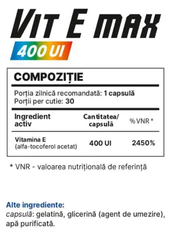 Витамин Е / Vit E Max 400 IU