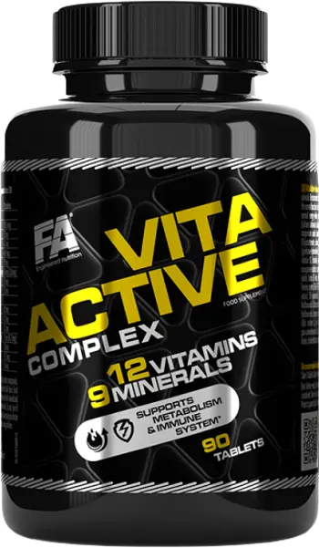 FA Nutrition Vita Active Complex Дневни Мултивитамини - 90 таблетки, 30 дози