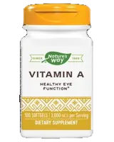 Nature's Way Vitamin A 10 000 IU За здраве на очите и имунитета х 100 капсули