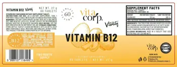 Vitamin B12 Cyanocobalamin 12.5 mcg