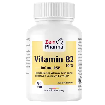 ZEINpharma Витамин Б2 Рибофлавин 5-Фосфат 100 mg За енергия и здраве х 90 капсули