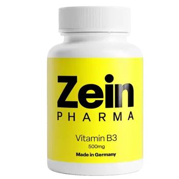 ZEINpharma Витамин Б3 Ниацин 500 mg В подкрепа на енергията и нервната система х 90 капсули
