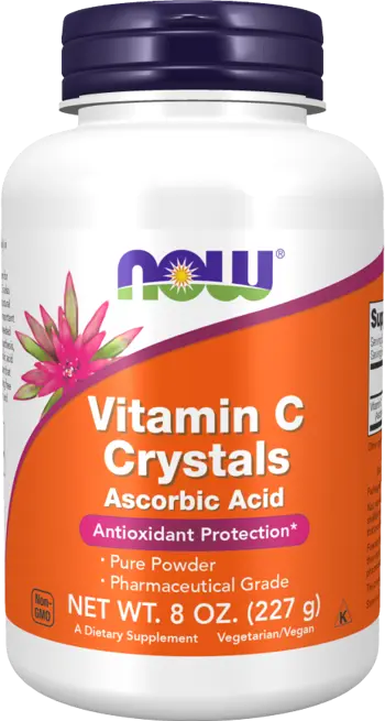 NOW Foods Vitamin C Ascorbic Acid Pharmaceutical Grade Витамин C Аскорбинова Киселина на Прах