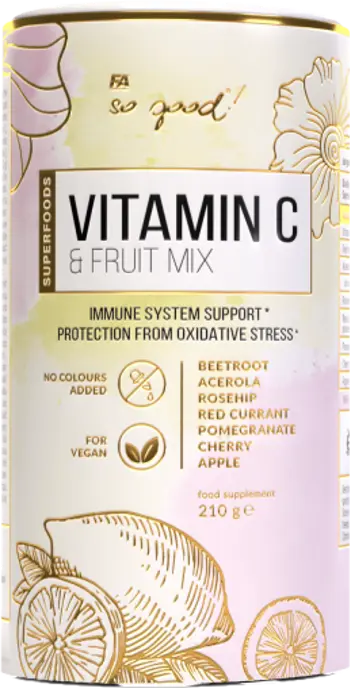 FA Nutrition Vitamin C & Fruit Mix So Good! Series Витамин C Комплекс - 210 грама, 105 дози