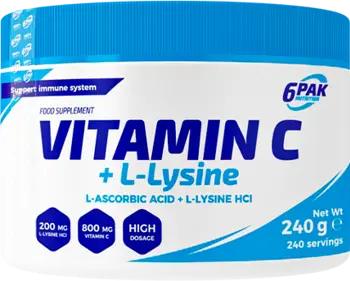 6PAK Nutrition Vitamin C + Selenium + Vitamin A Витамин C + Селен + Витамин А - 200 грама, 200 дози