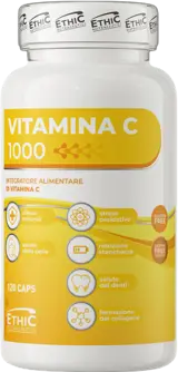 EthicSport Vitamin C 1000 mg Мощна подкрепа за имунитета х 120 капсули