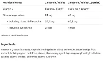 AllNutrition Vitamin C 1000 Sustained Release с горчив портокал
