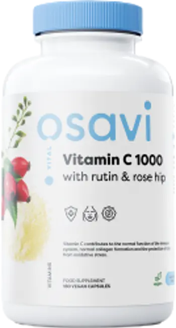 Osavi Vitamin C 1000 with Rutin & Rose Hip За силен имунитет и антиоксидантна защита