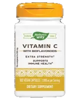Nature's Way Vitamin C with Bioflavonoids 1000 mg За силен имунитет х 100 капсули