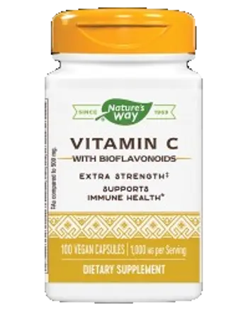 Nature's Way Vitamin C with Bioflavonoids 1000 mg За силен имунитет х 100 капсули