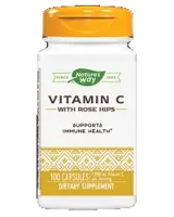 Nature's Way Vitamin C with Rose Hips 500 mg За силен имунитет и енергия х 100 капсули