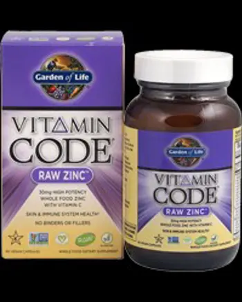 Vitamin Code / RAW Zinc 60 капсули