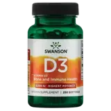 Vitamin D 5000 IU Витамин Д3 - 250 гел капсули, 250 дози