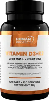 Витамин D3 2000 IU + K2 100 мкг / Vitamin D3 2000 IU + K2 100 mcg