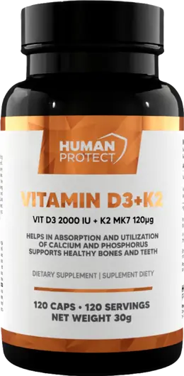 Витамин D3 2000 IU + K2 100 мкг / Vitamin D3 2000 IU + K2 100 mcg