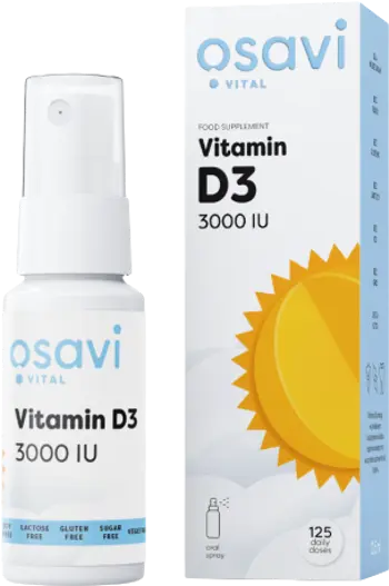 Витамин D3 3000 IU Спрей за Уста / Vitamin D3 3000 IU | Oral Spray